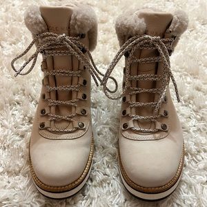 Cole Haan Cream Boots